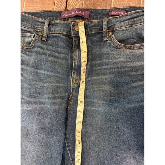 Gloria Vanderbilt Boyfriend Jeans Women's Size 6 Medium Wash Denim Relaxed - Picture 6 of 7